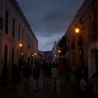 Atardecer en el callejon