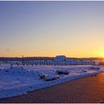 Atardecer en el campo de deportes (Abend am Sportplatz)