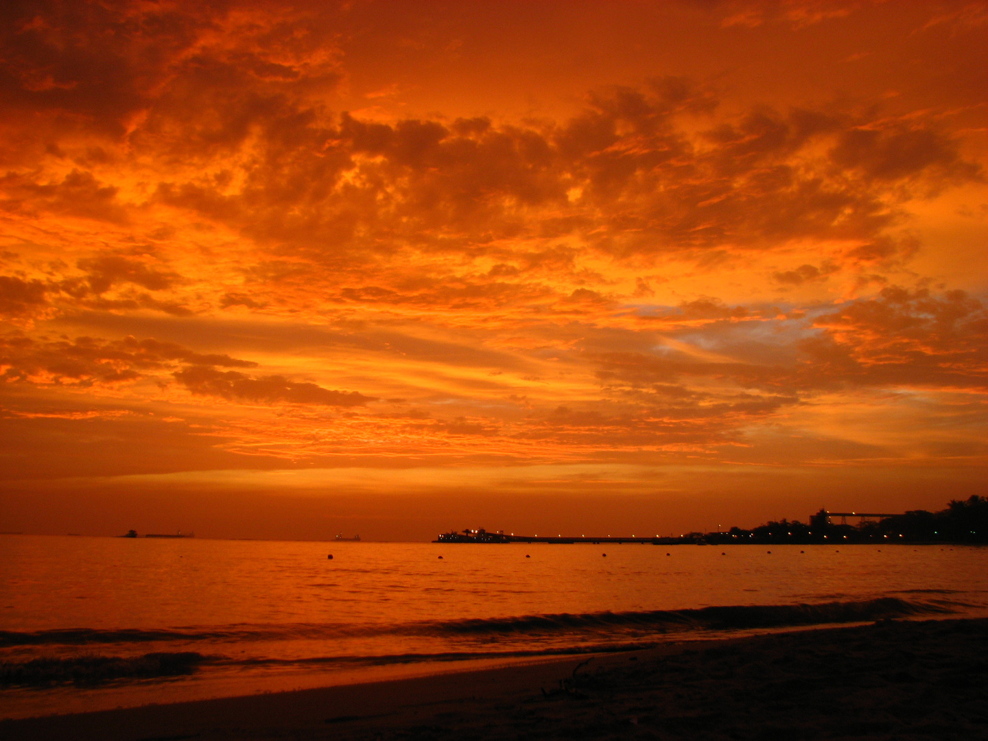 Atardecer en el Caribe