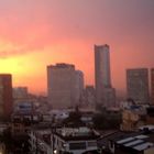 Atardecer en el centro de Bogota