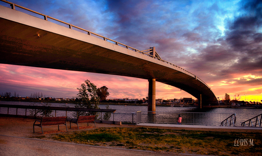 ATARDECER EN EL DELTA DEL EBRO. 