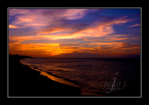 atardecer en el derumbao