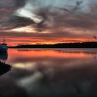 Atardecer en el estero del Cocal de Puntarenas