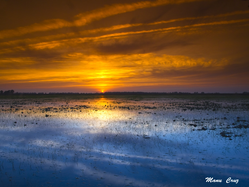 Atardecer en el Guadaira