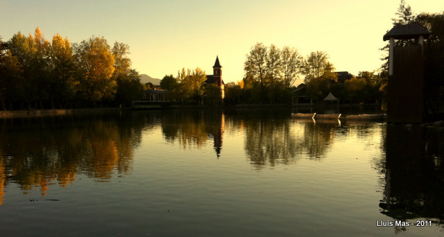 Atardecer en el lago