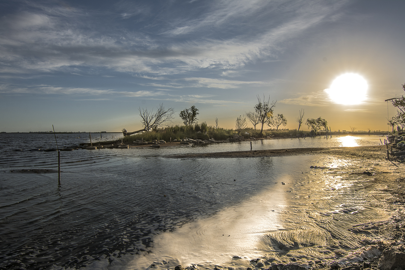 Atardecer en el lago