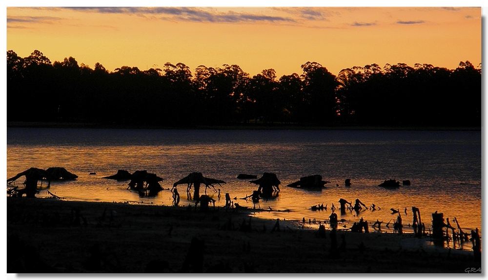 Atardecer en el lago II