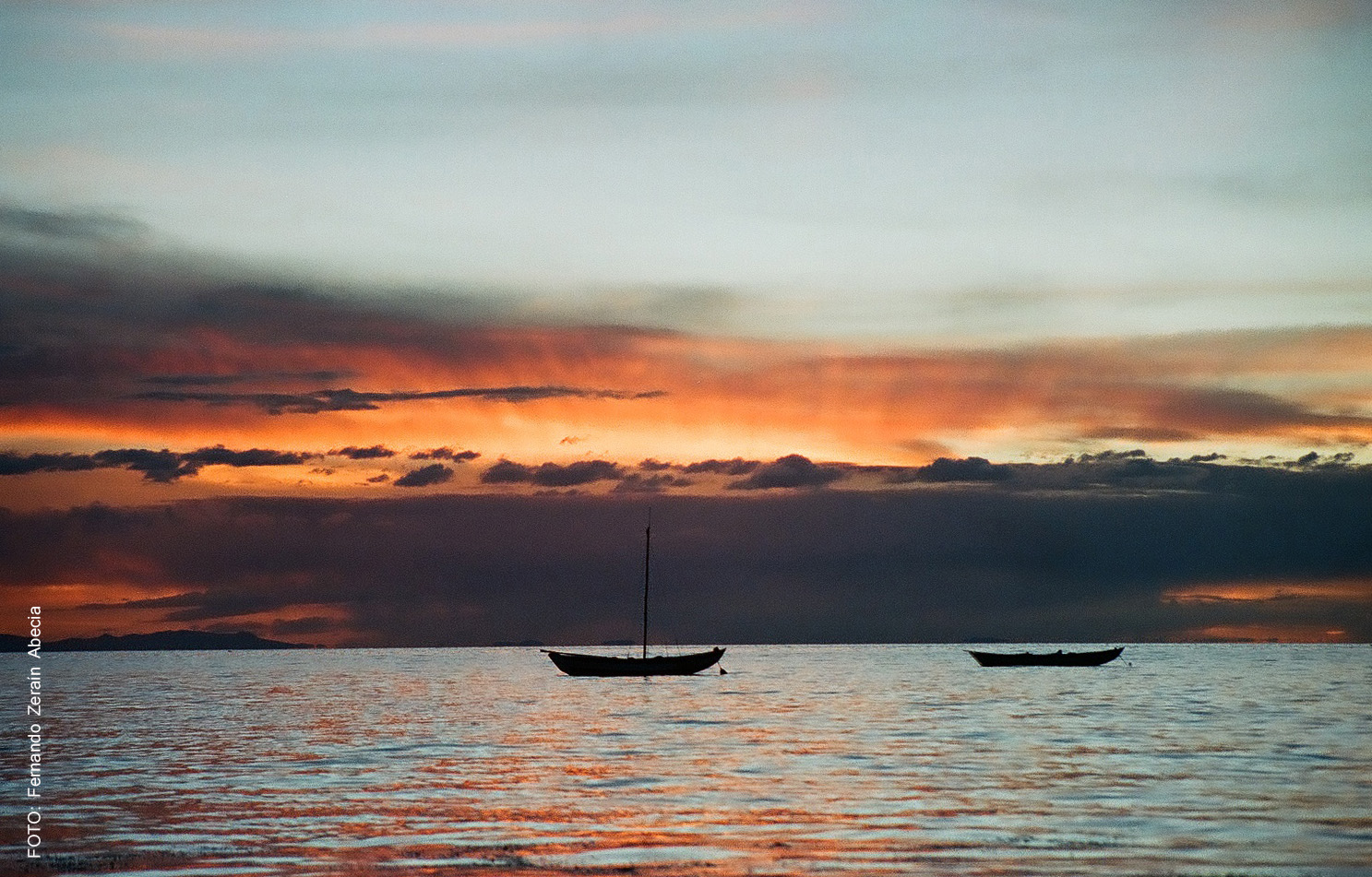 Atardecer en el Lago Titicaca (La Paz)