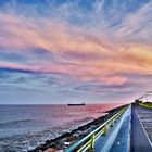 Atardecer en el malecón