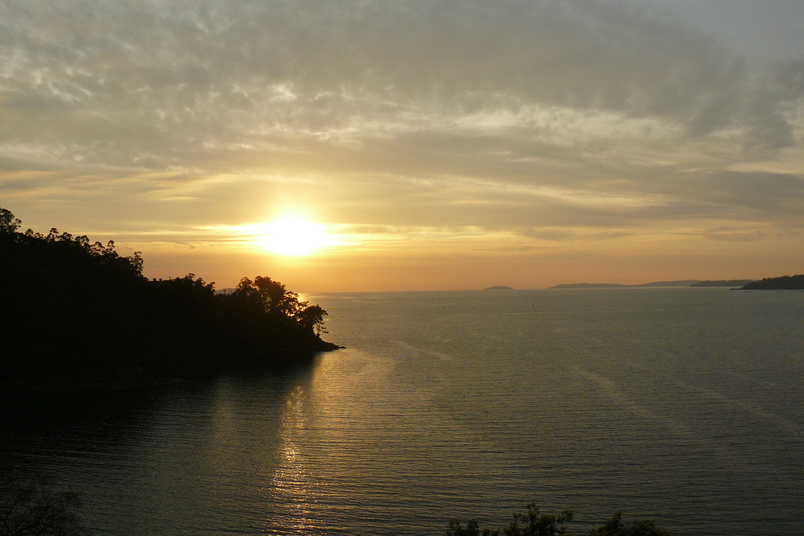 Atardecer en el Mar...