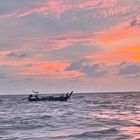 Atardecer en el mar de Andamán