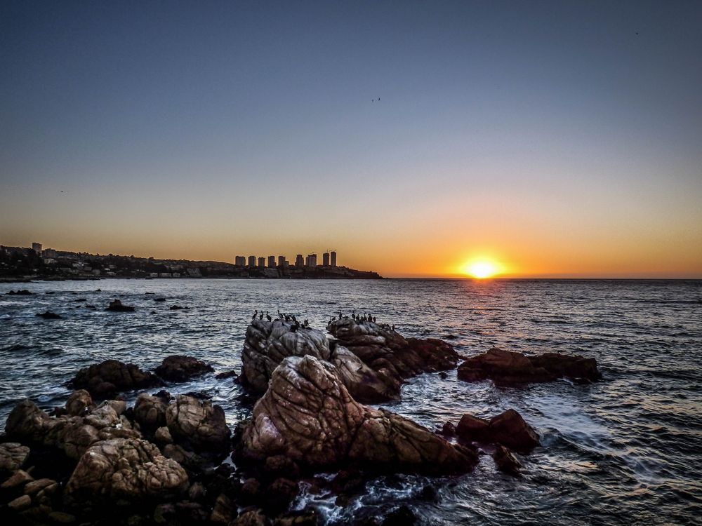 Atardecer en el Pacífico