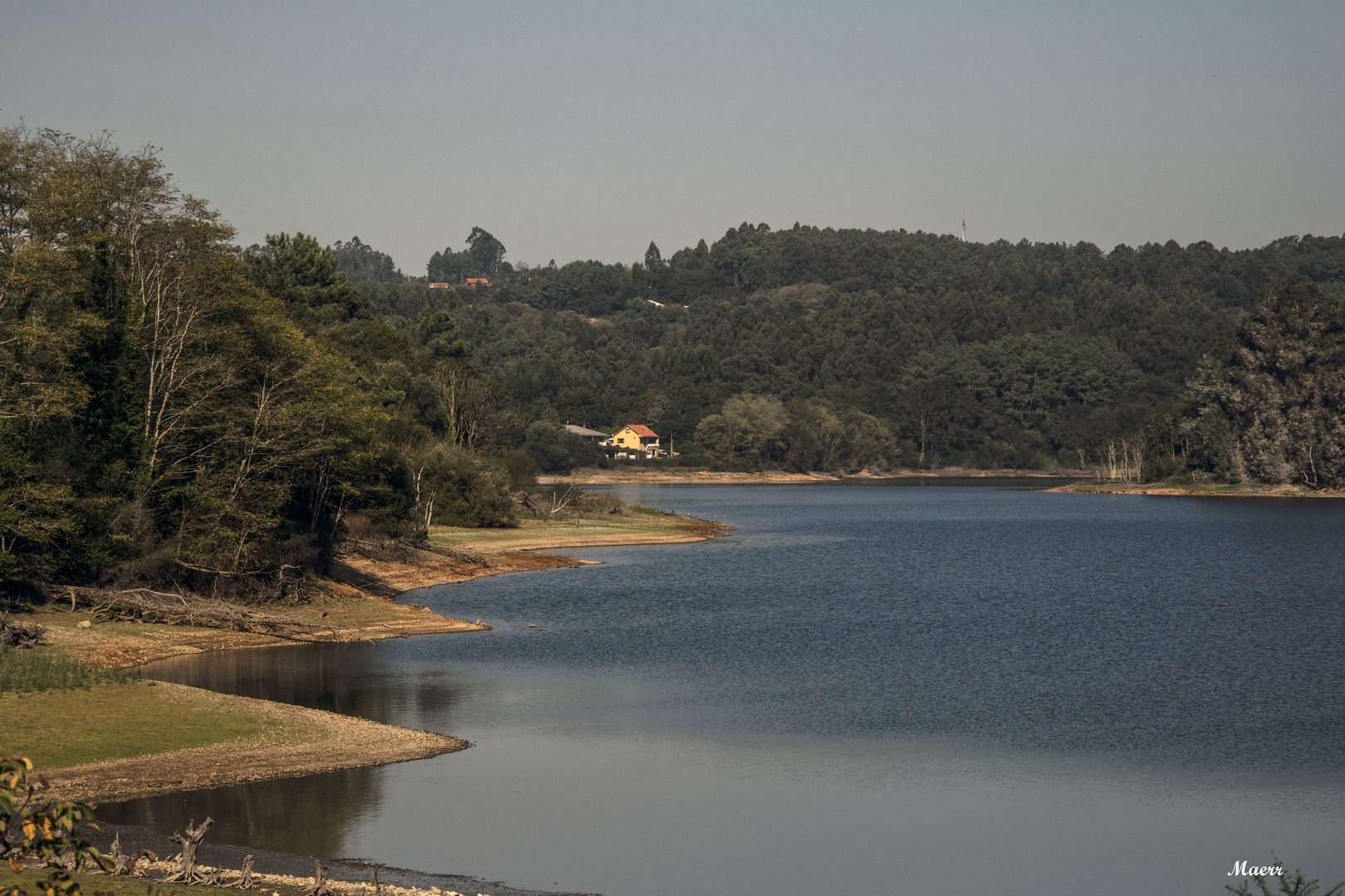 Atardecer en el Pantano de Cecembre-La Coruña