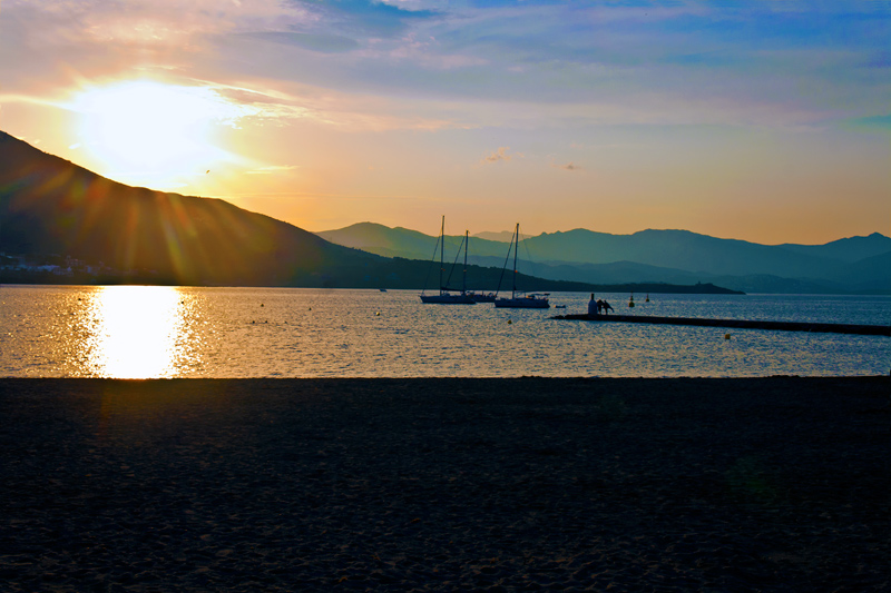 Atardecer en El Port de la Selva, Girona