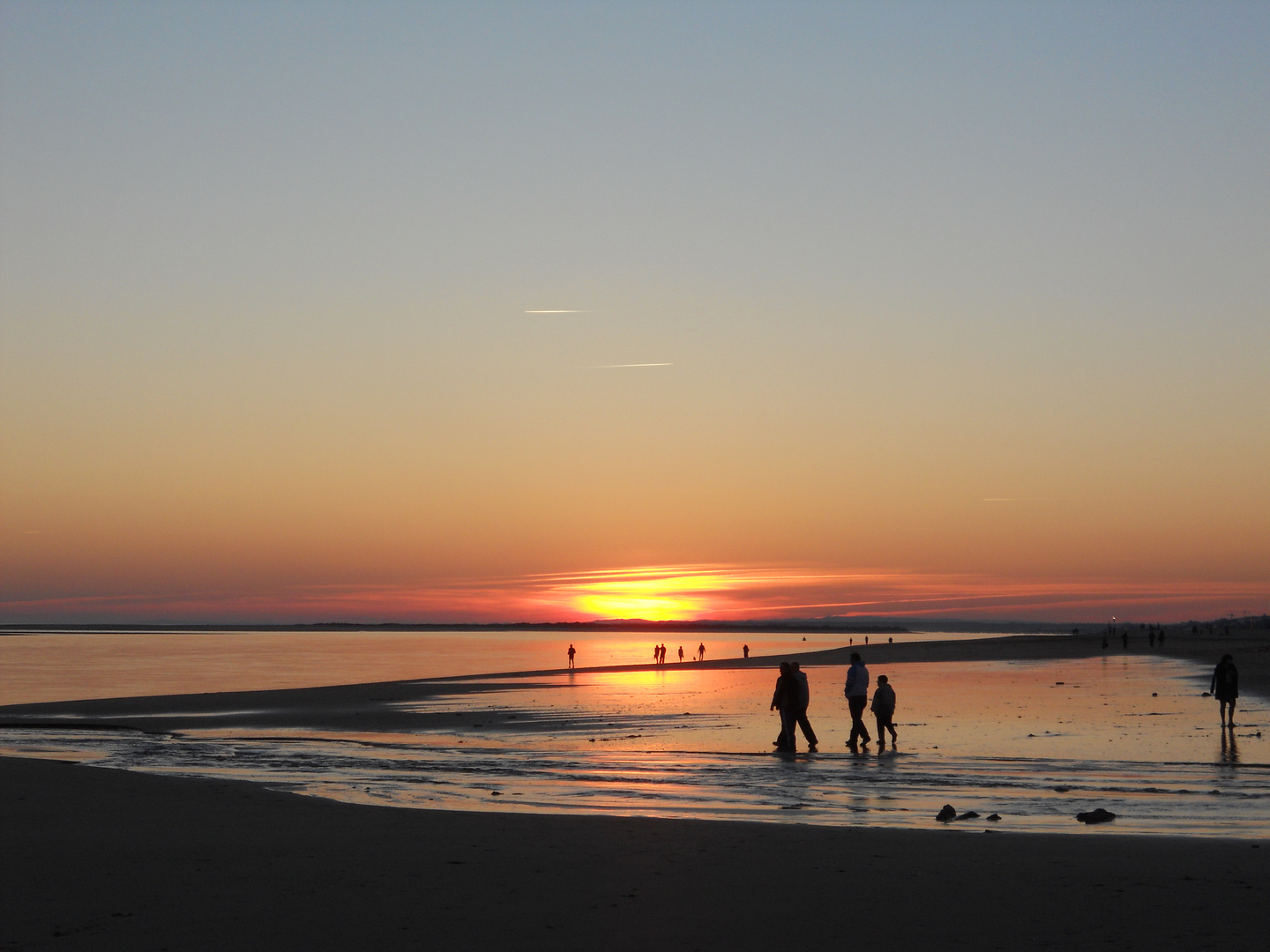 ATARDECER EN EL PORTIL "HUELVA "