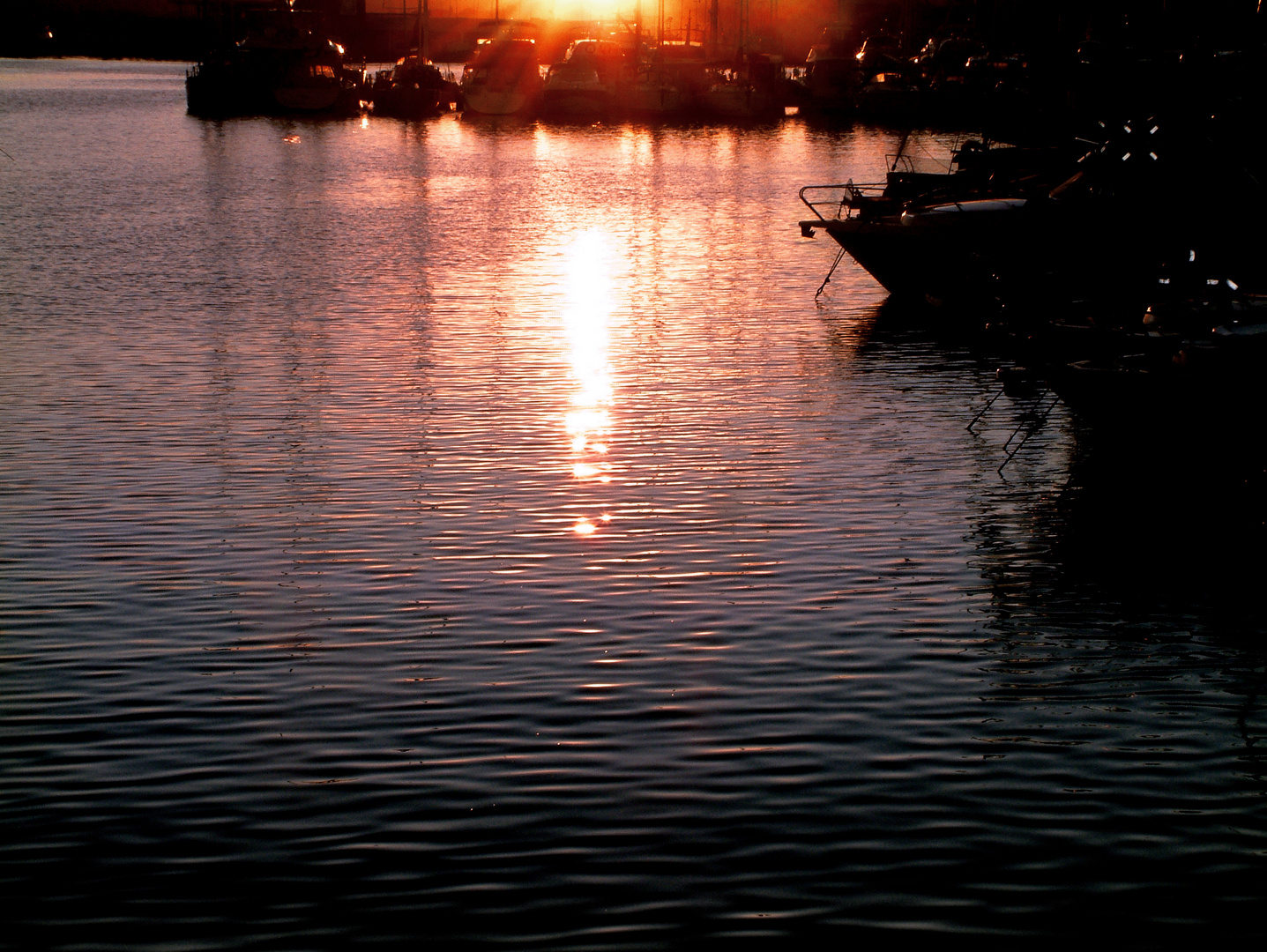 Atardecer en el puerto