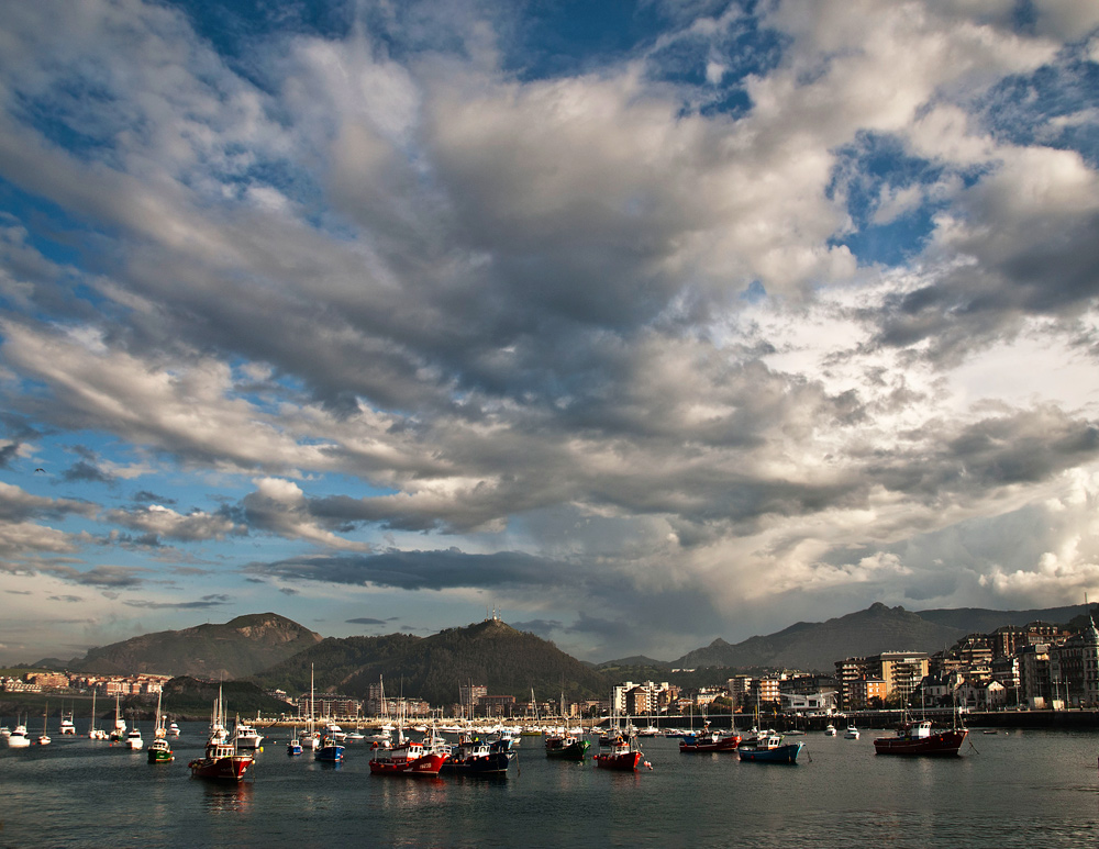 Atardecer en el puerto