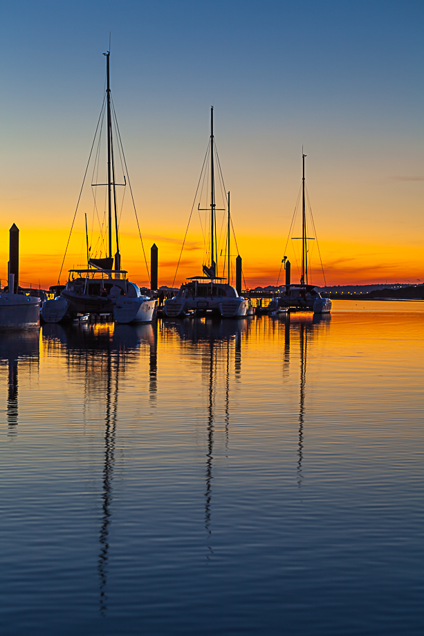 Atardecer en el Puerto de El Rompido (Huelva)