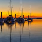 Atardecer en el Puerto de El Rompido (Huelva)