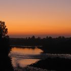 Atardecer en el rio duqueco