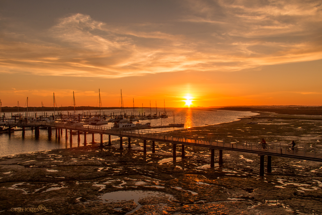 Atardecer en El Rompido