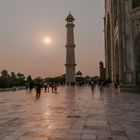 Atardecer en el Taj Mahal