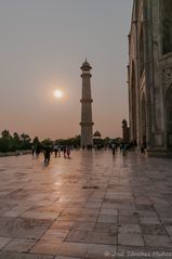 Atardecer en el Taj Mahal