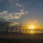 Atardecer en Epecuén