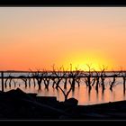 Atardecer en Epecuén. Buenos Aires. Argentina