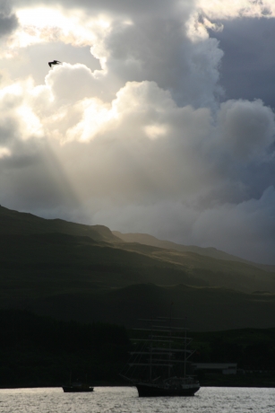 Atardecer en Escocia