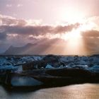 Atardecer en Jökulsárlón (Agosto 2005)