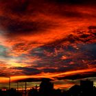 ATARDECER EN LA AVDA. DIAGONAL DE BCN. 