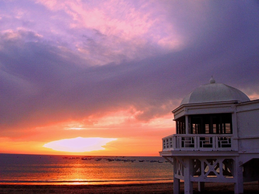 Atardecer en la Caleta