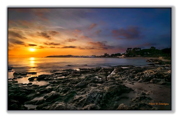Atardecer en la casa del mar