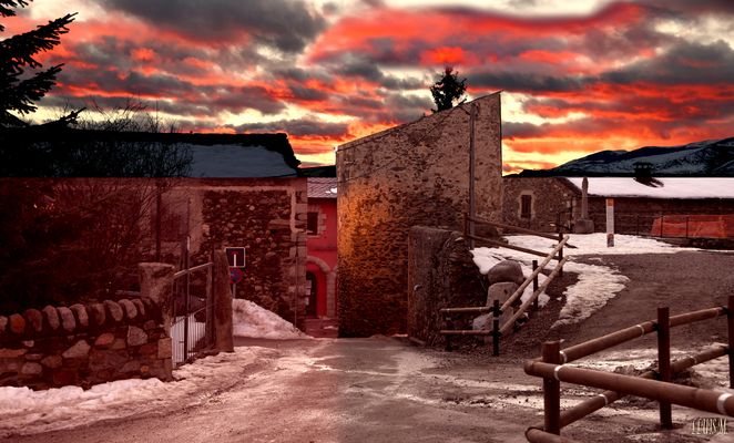 ATARDECER EN LA CERDANYA