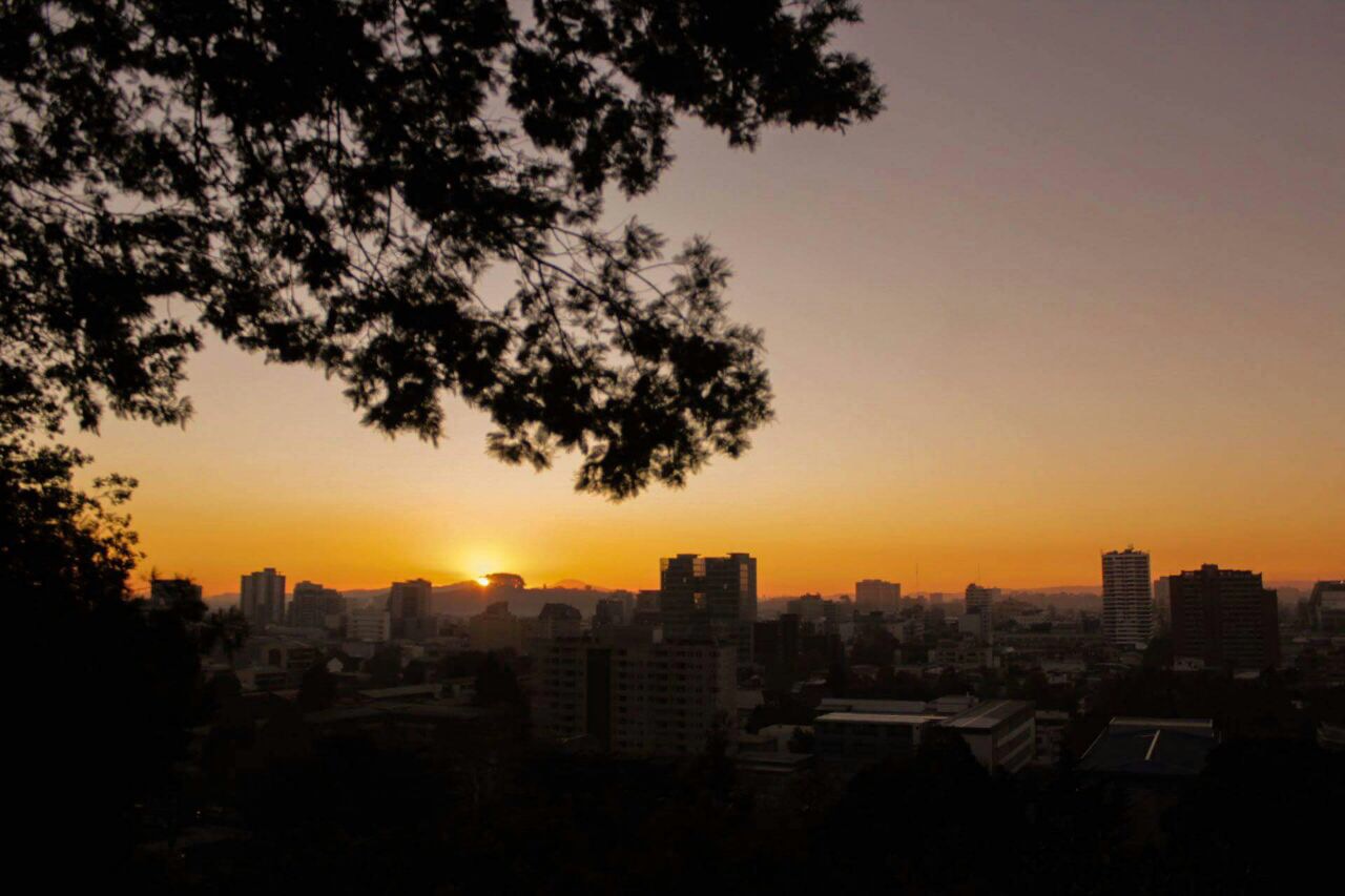 Atardecer en la ciudad