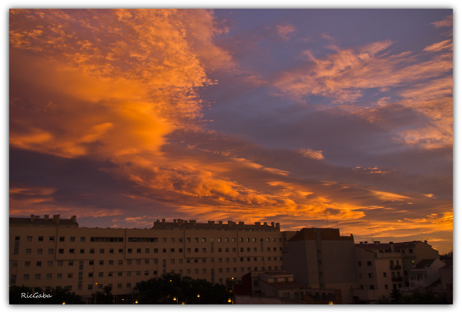 Atardecer en la ciudad