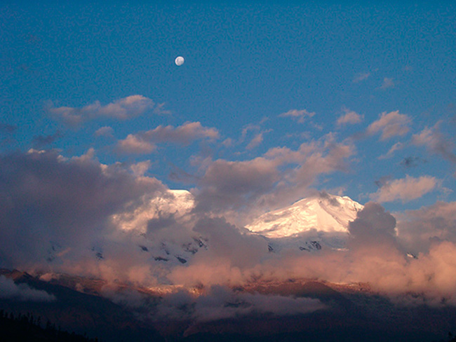 Atardecer en la Cordillera