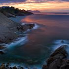 Atardecer en la costa de Cantabria