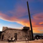 Atardecer en la estación 