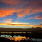 Atardecer en la Laguna.