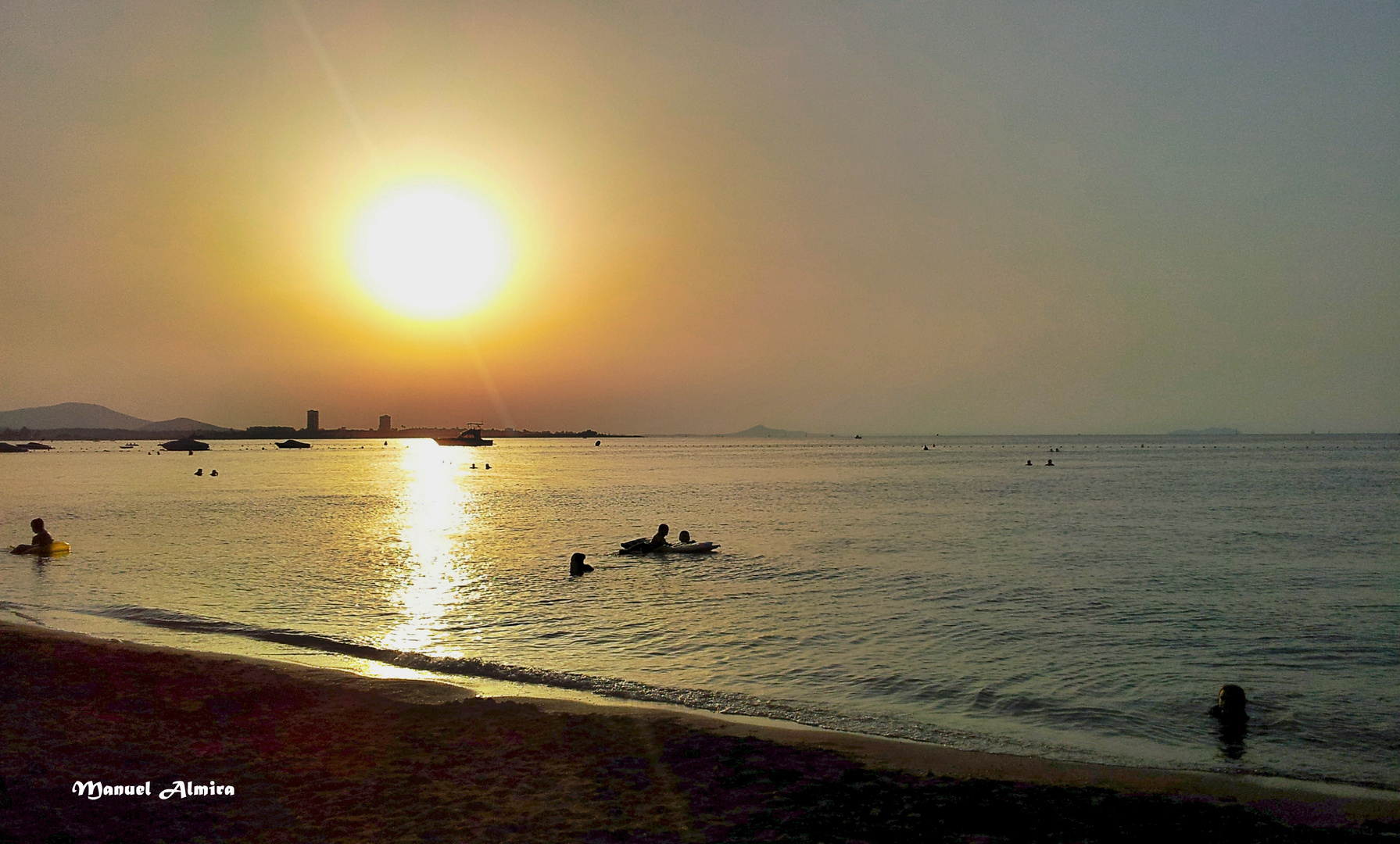 Atardecer en La Manga del Mar Menor