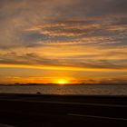 Atardecer en la Manga del mar Menor, Murcia