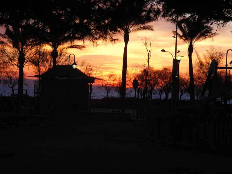 Atardecer en la playa