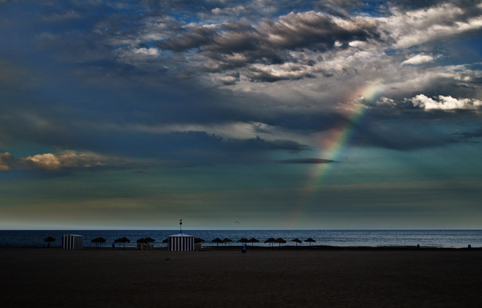 Atardecer en la playa