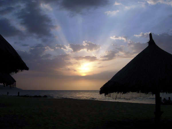 Atardecer en la playa