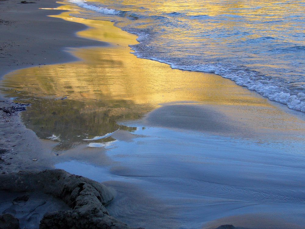 Atardecer en la playa