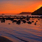 Atardecer en la playa de Cocedores -Almería I