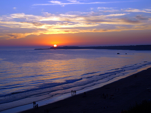 ATARDECER EN LA PLAYA DE CONIL