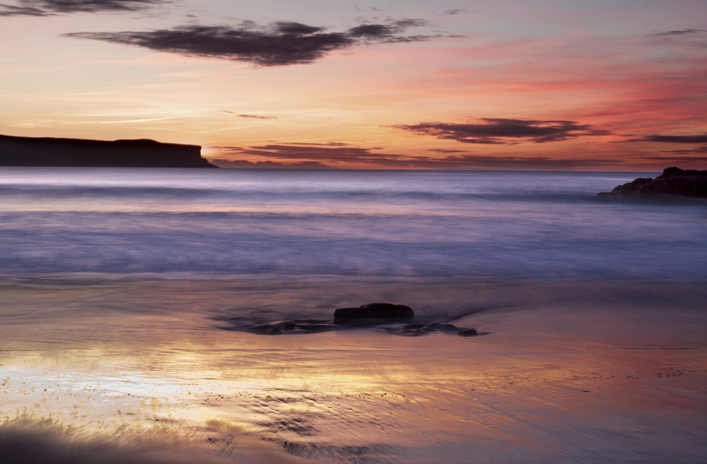 Atardecer en la playa de Los Locos (Suances-Cantabria)